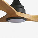 Faro Ventilateur plafonnier ALO CCT avec télécommande IP20, noir mat, pin