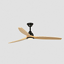 Faro Ventilateur plafonnier ALO CCT avec télécommande IP20, noir mat, pin