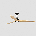 Faro Ventilateur plafonnier ALO CCT avec télécommande IP20, noir mat, pin