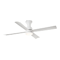 Faro Ceiling fan FRASER M with remote control IP20, white matt