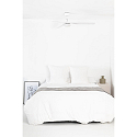 Faro Ventilateur plafonnier PUNT M avec télécommande IP20, blanc mat