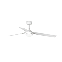 Faro Ventilateur plafonnier PUNT M avec télécommande IP20, blanc mat
