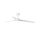 Faro Ventilateur plafonnier PUNT M avec télécommande IP20, blanc mat