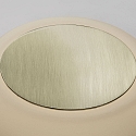 Faro Applique et plafonnier MOY LED IP44, or, satiné 