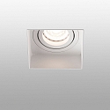 Faro Plafonnier encastré HYDE SQ GU10 IP20, blanc mat 