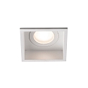 Plafonnier encastr� HYDE SQ GU10 IP44, blanc mat 