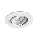 Plafonnier encastré RADON R GU10 IP20, blanc mat 