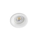 Plafonnier encastr� NEON R rond GU10 IP20, blanc mat 