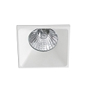 Plafonnier encastr� NEON SQ angulaire GU10 IP20, blanc mat 