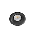 Plafonnier encastr� NEON R rond GU10 IP20, noir mat 