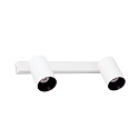 Applique et plafonnier STAN � 2 flammes GU10 IP20, blanc mat 