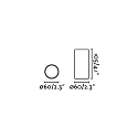 Faro Luminaire de plafond STAN GU10 IP20, blanc mat 