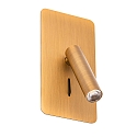 Luminaire d'encastrement mural  SUAU LED IP20, bronze 