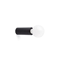 Luminaire mural TEN E27 IP20, noir mat 