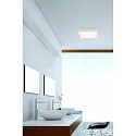 Faro Luminaire de salle de bain TOLA à 2 flammes E27 IP44, blanc mat 
