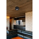 Faro Luminaire de plafond TECTO G53 IP20, noir mat 
