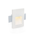 Luminaire d'encastrement mural  PLAS LED IP20, blanc mat 