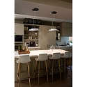 Faro Luminaire à suspension DOLME LED IP20, blanc mat 