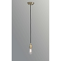 Faro Luminaire à suspension ART à 1 flamme E27 IP20, or antique 