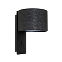Luminaire mural FOLD E27 IP20, noir mat 