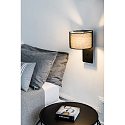 Luminaire mural FOLD E27 IP20, noir mat 
