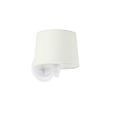 Luminaire mural CONGA E27 IP20, blanc mat 