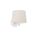 Luminaire mural CONGA E27 IP20, beige, blanc mat 