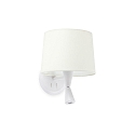 Luminaire mural CONGA E27 IP20, blanc mat 