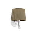 Luminaire mural SAMBA E27 IP20, vert, blanc mat 