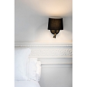 Faro Luminaire mural CONGA E27 IP20, noir mat 