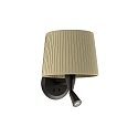 Luminaire mural SAMBA E27 IP20, vert, noir mat 