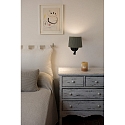 Faro Luminaire mural SAMBA E27 IP20, vert, noir mat 