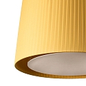 Faro Luminaire à suspension SAMBA 5 flammes E27 IP20, jaune, noir mat 
