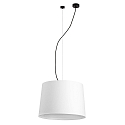 Luminaire à suspension CONGA E27 IP20, noir mat, blanche 