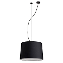Luminaire à suspension CONGA E27 IP20, noir mat 