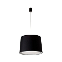 Luminaire à suspension CONGA E27 IP20, noir mat 