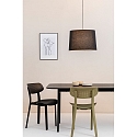 Faro Luminaire à suspension CONGA E27 IP20, noir mat 