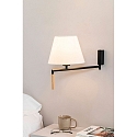 Luminaire mural RON E27 IP20, beige, gris foncé 