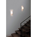 Faro Luminaire mural COTTON E27 IP20, blanc mat 