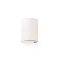 Luminaire mural COTTON semi-circulaire E27 IP20, blanc mat 