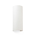 Luminaire mural COTTON à 2 flammes, semi-circulaire E27 IP20, blanc mat 