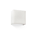 Luminaire mural COTTON angulaire E27 IP20, blanc mat 