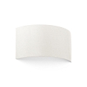 Luminaire mural COTTON à 2 flammes, semi-circulaire E27 IP20, blanc mat 