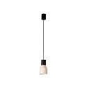 Luminaire à suspension KOMBO E27 IP20, beige, noir mat 