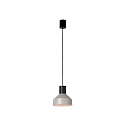 Luminaire à suspension KOMBO E27 IP20, gris, noir mat 