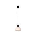 Luminaire à suspension KOMBO E27 IP20, beige, noir mat 