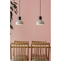 Faro Luminaire à suspension KOMBO E27 IP20, beige, noir mat 