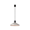 Luminaire à suspension KOMBO E27 IP20, gris, noir mat 