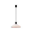 Luminaire à suspension KOMBO E27 IP20, beige, noir mat 