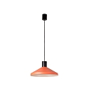 Luminaire à suspension KOMBO E27 IP20, noir mat, terre cuite 